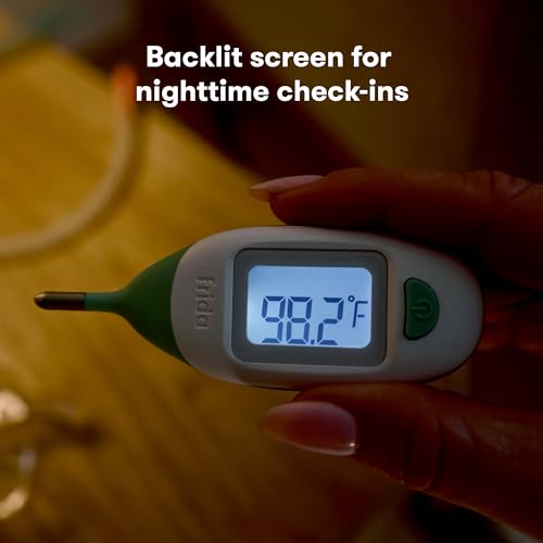 Frida Baby Thermometer, Rectal Thermometer for Baby, Digital Baby Thermometer for Newborns & Infants