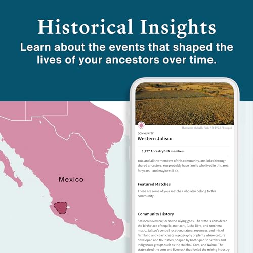 AncestryDNA գենետիկական թեստի հավաքածու՝ անհատականացված գենետիկական արդյունքներ, ԴՆԹ էթնիկության թեստ, ծագում և ազգություն, ամբողջական ԴՆԹ թեստ