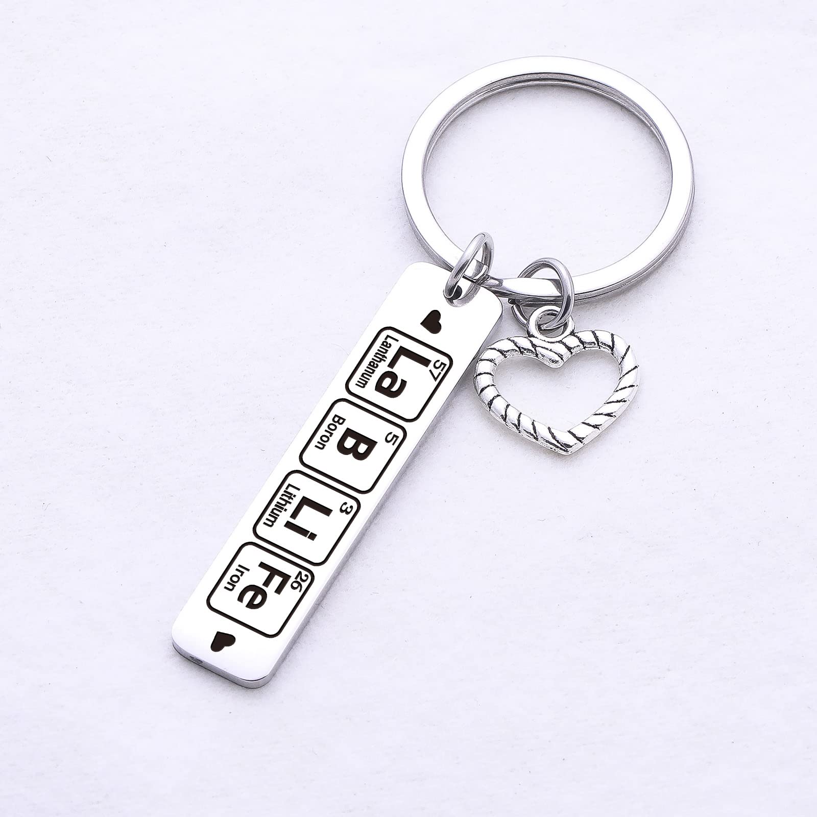 ZQEOU Lab Life Gift Laboratory Research Keychain Scientist Jewelry Hematology Keychain Phlebotomist Keychain Microbiology Keychain Scientist Gift Lab Life Keychain