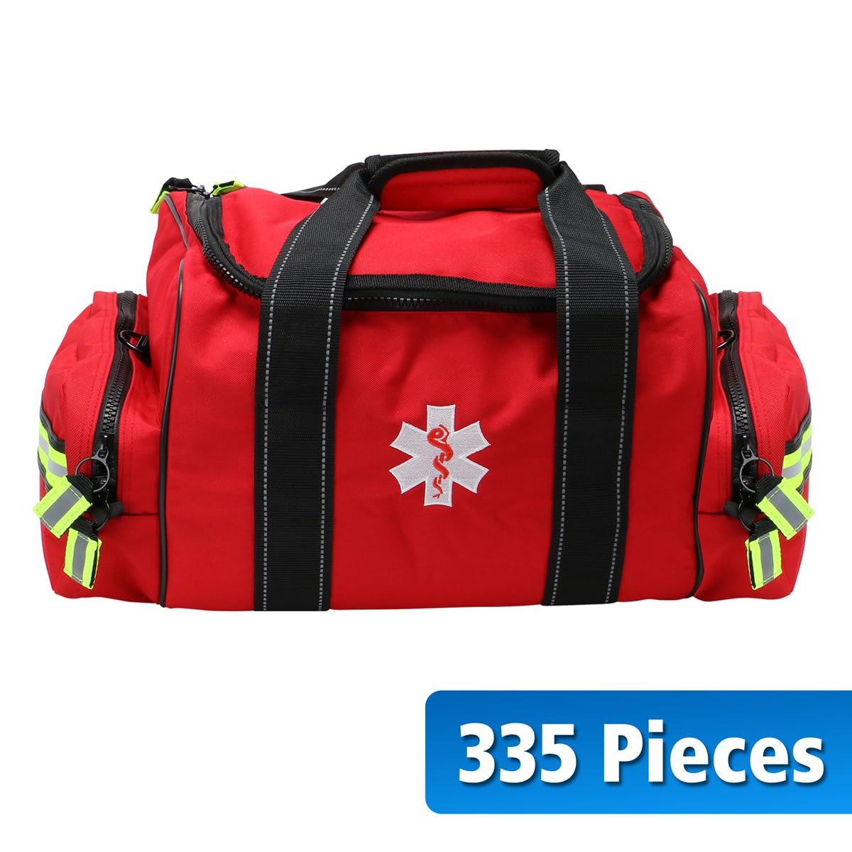 First Aid Only 91484 Basic First Aid Kit First Responder Bag with Bleed Control, 335 Pieces