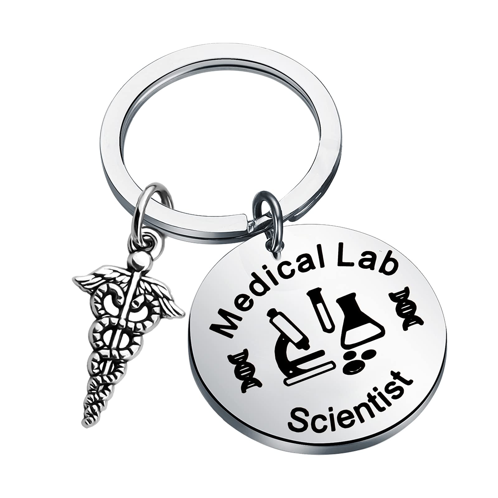 TGBJE Medical Lab Scientist Gift Medical Lab Scientist Keychain Lab Assistant Gift Medical Laboratory Scientist Gift (Lab Scientist)