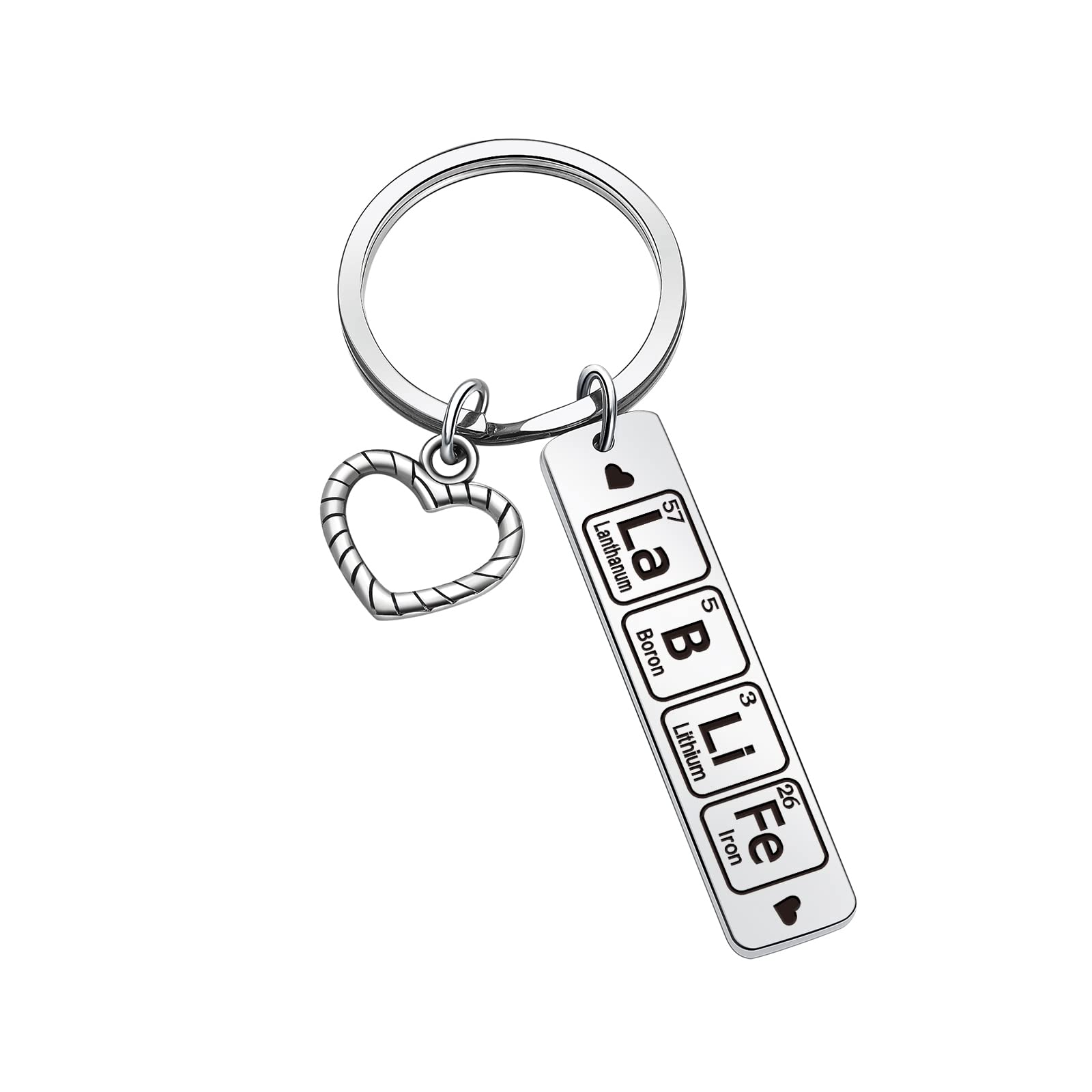 ZQEOU Lab Life Gift Laboratory Research Keychain Scientist Jewelry Hematology Keychain Phlebotomist Keychain Microbiology Keychain Scientist Gift Lab Life Keychain