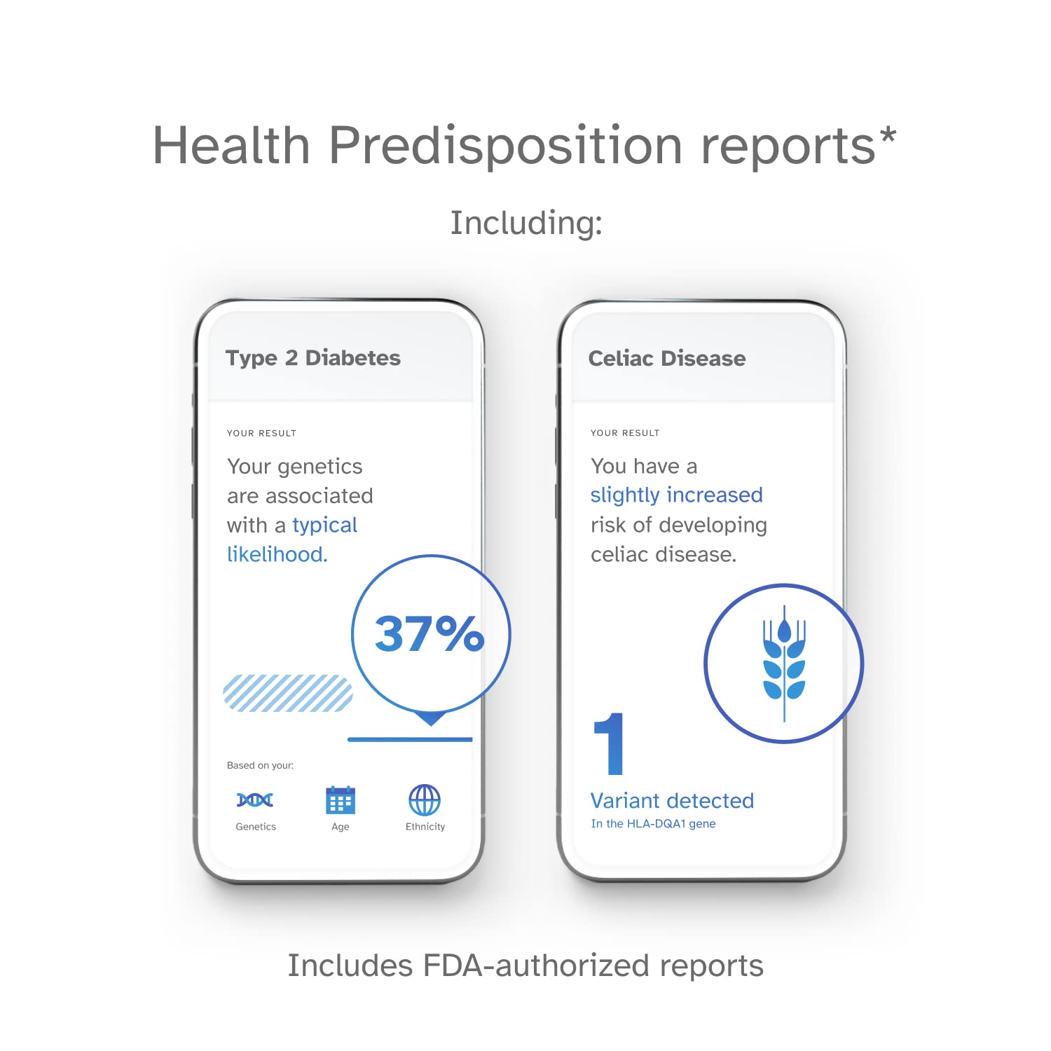 23andMe Health-only Service - DNA Test with Personal Genetic Reports - Health Predispositions, Carrier Status & Wellness Reports - FSA & HSA Eligible (Before You Buy See Important Test Info Below)