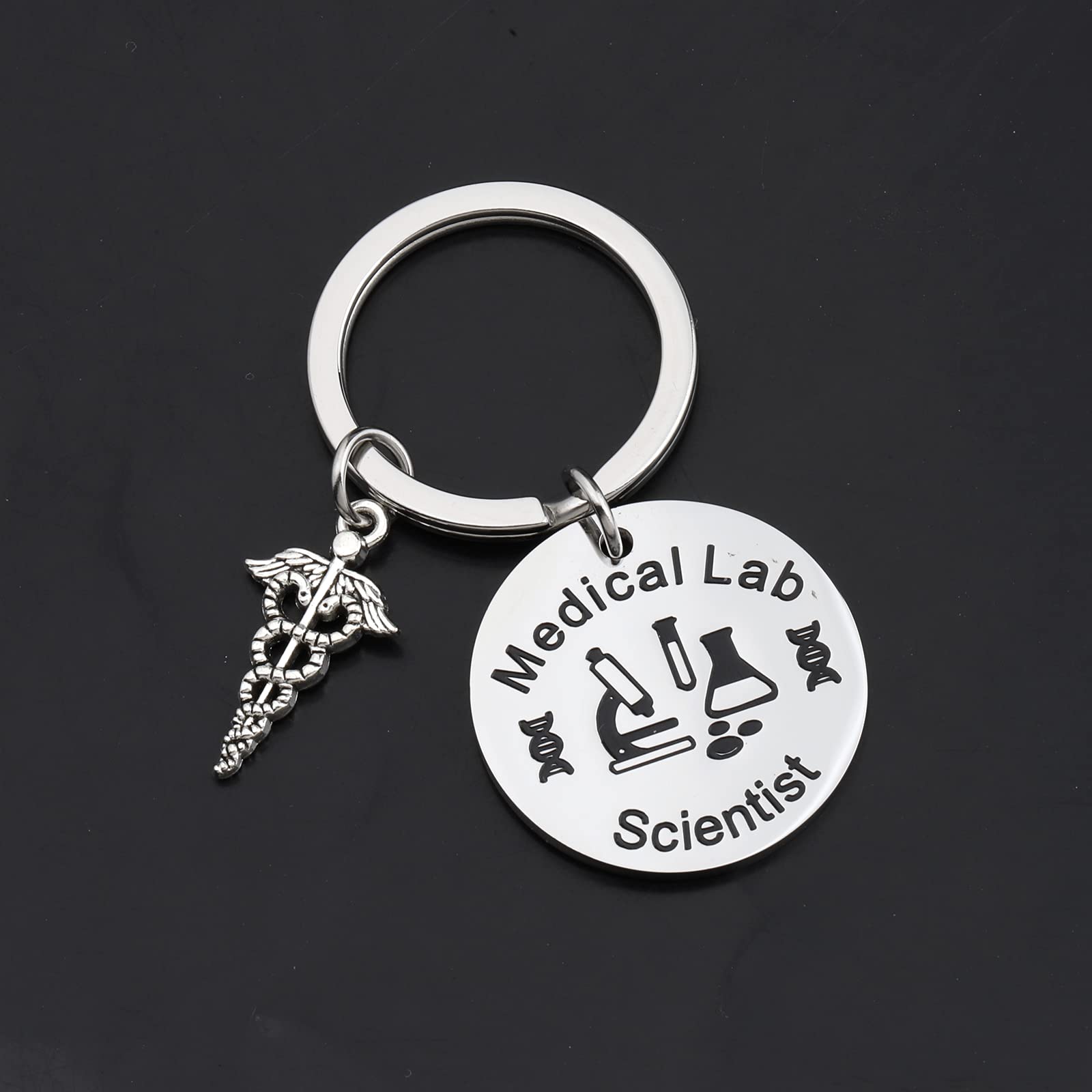TGBJE Medical Lab Scientist Gift Medical Lab Scientist Keychain Lab Assistant Gift Medical Laboratory Scientist Gift (Lab Scientist)