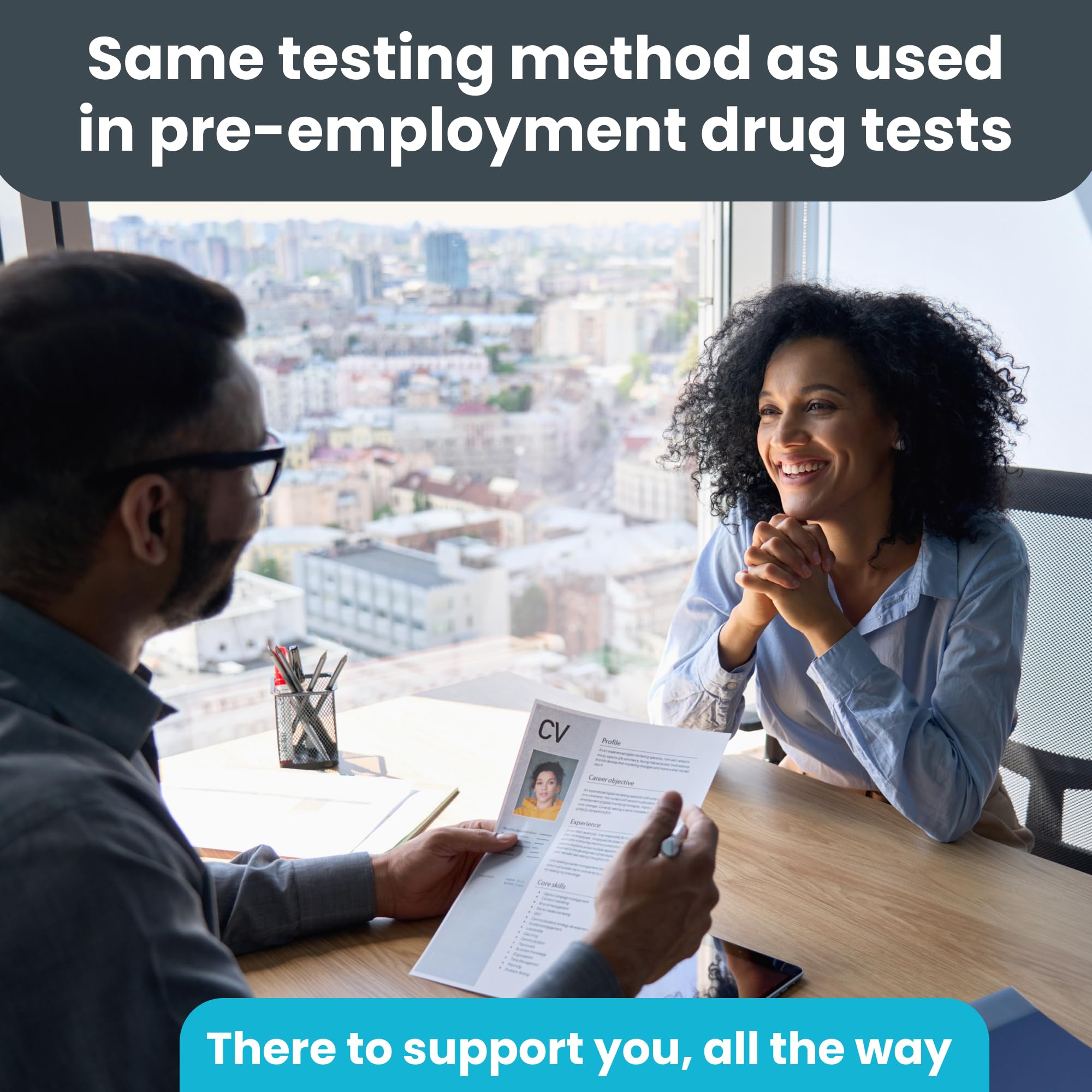 Exploro Highly Sensitive at Home Marijuana Drug Test Kit, THC Drug Test Kit Marijuana/Weed, THC Drug Test Urine, Easy Home Drug Test Marijuana/THC Substance Abuse, 15 THC Test Strips/Sticks, 50 ng/ml