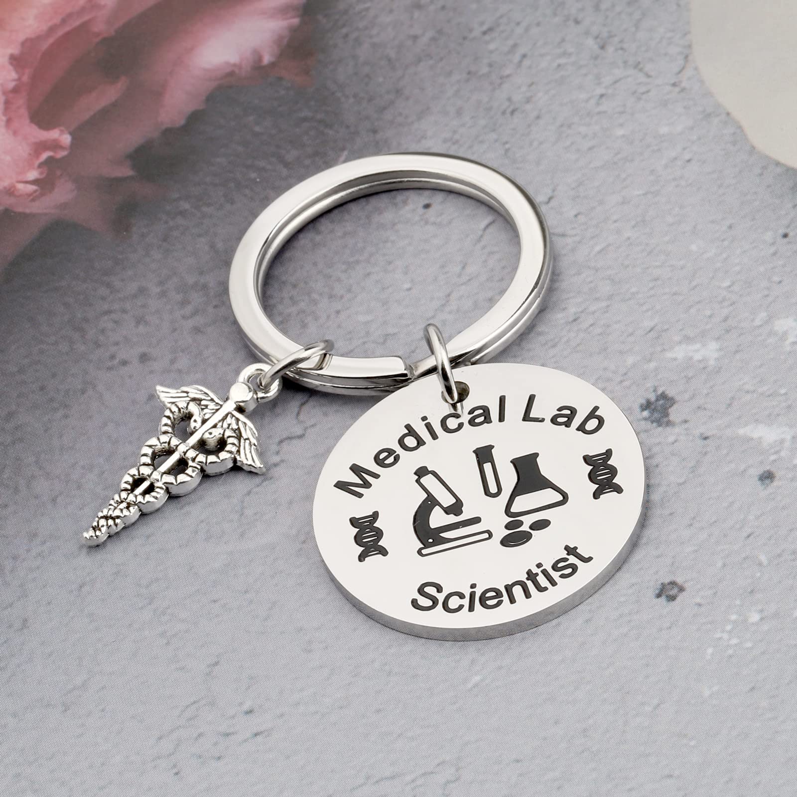 TGBJE Medical Lab Scientist Gift Medical Lab Scientist Keychain Lab Assistant Gift Medical Laboratory Scientist Gift (Lab Scientist)