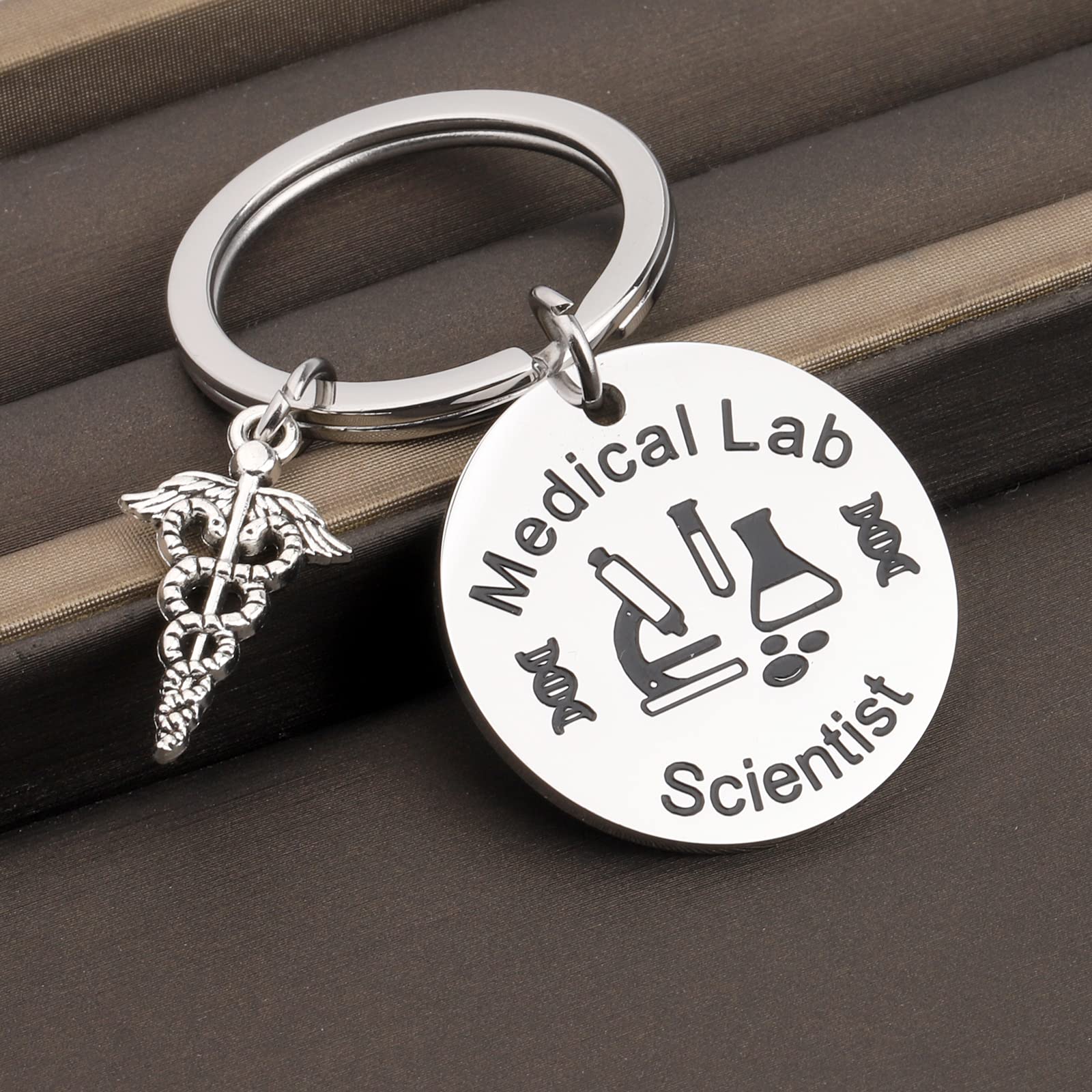TGBJE Medical Lab Scientist Gift Medical Lab Scientist Keychain Lab Assistant Gift Medical Laboratory Scientist Gift (Lab Scientist)