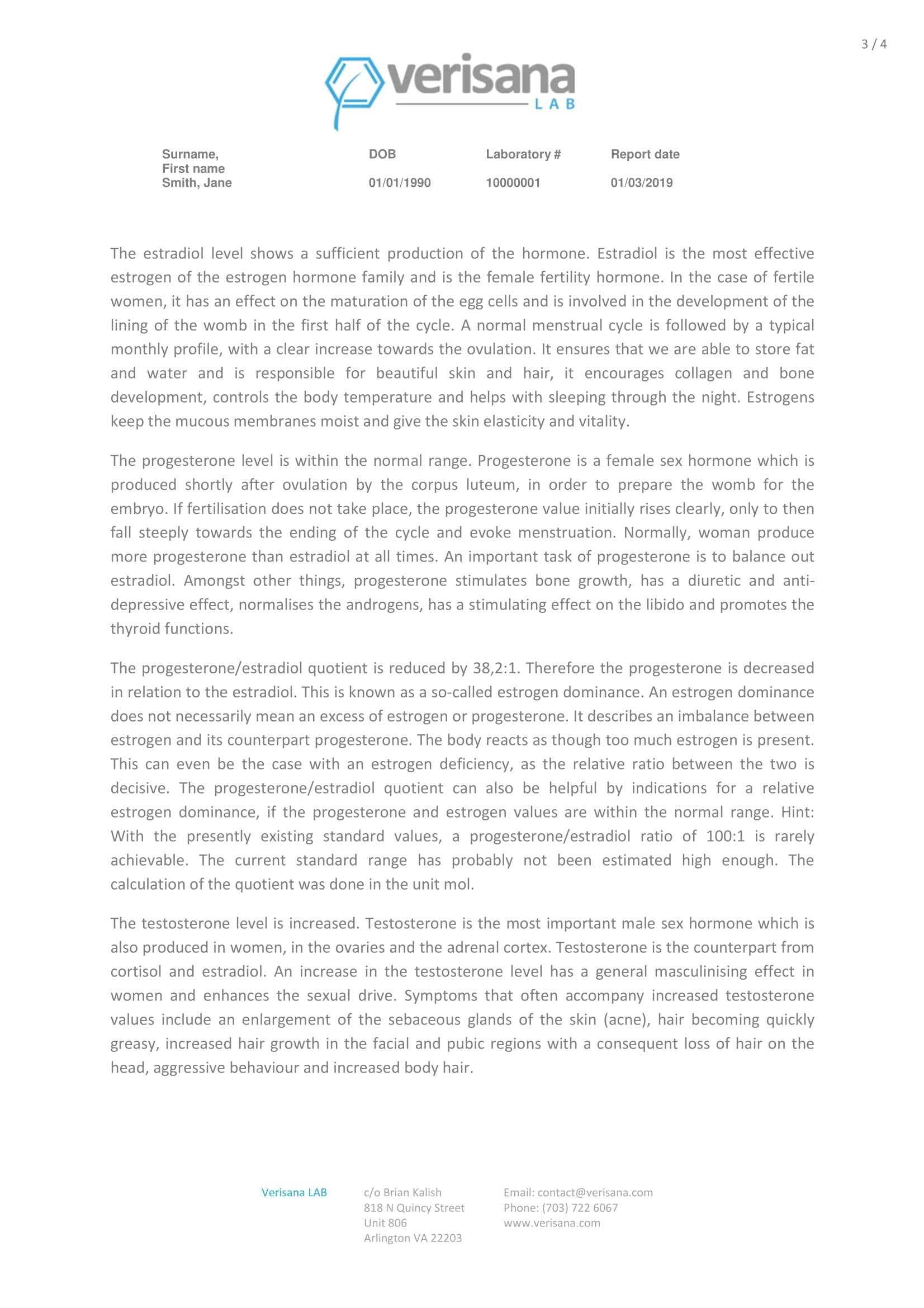 Female Hormone Test – Determine 5 Hormones for Women – Verisana